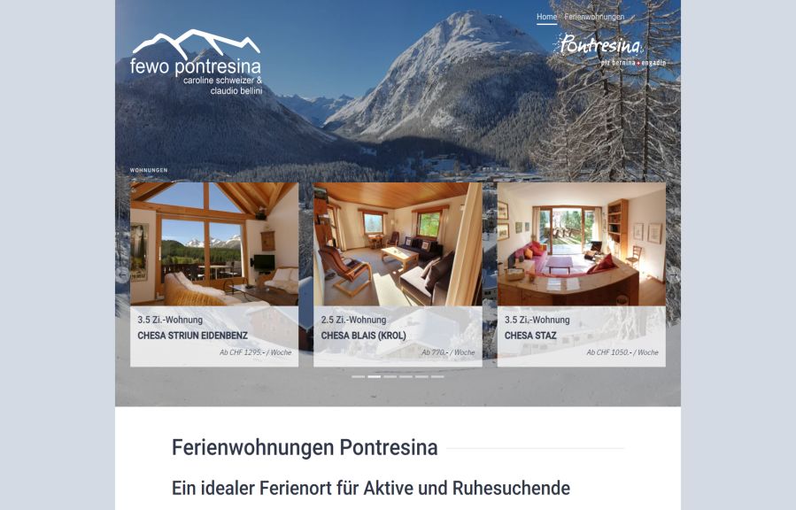 adiheutschi.ch – webdesign Work Example