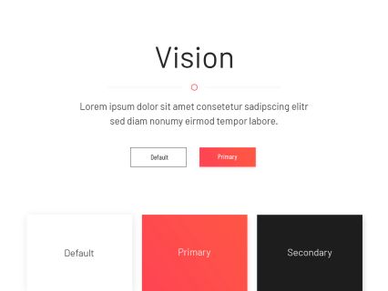 Vision WordPress Theme Default Style