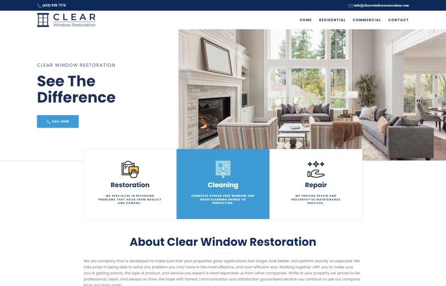 Kelly Website Design Work Example